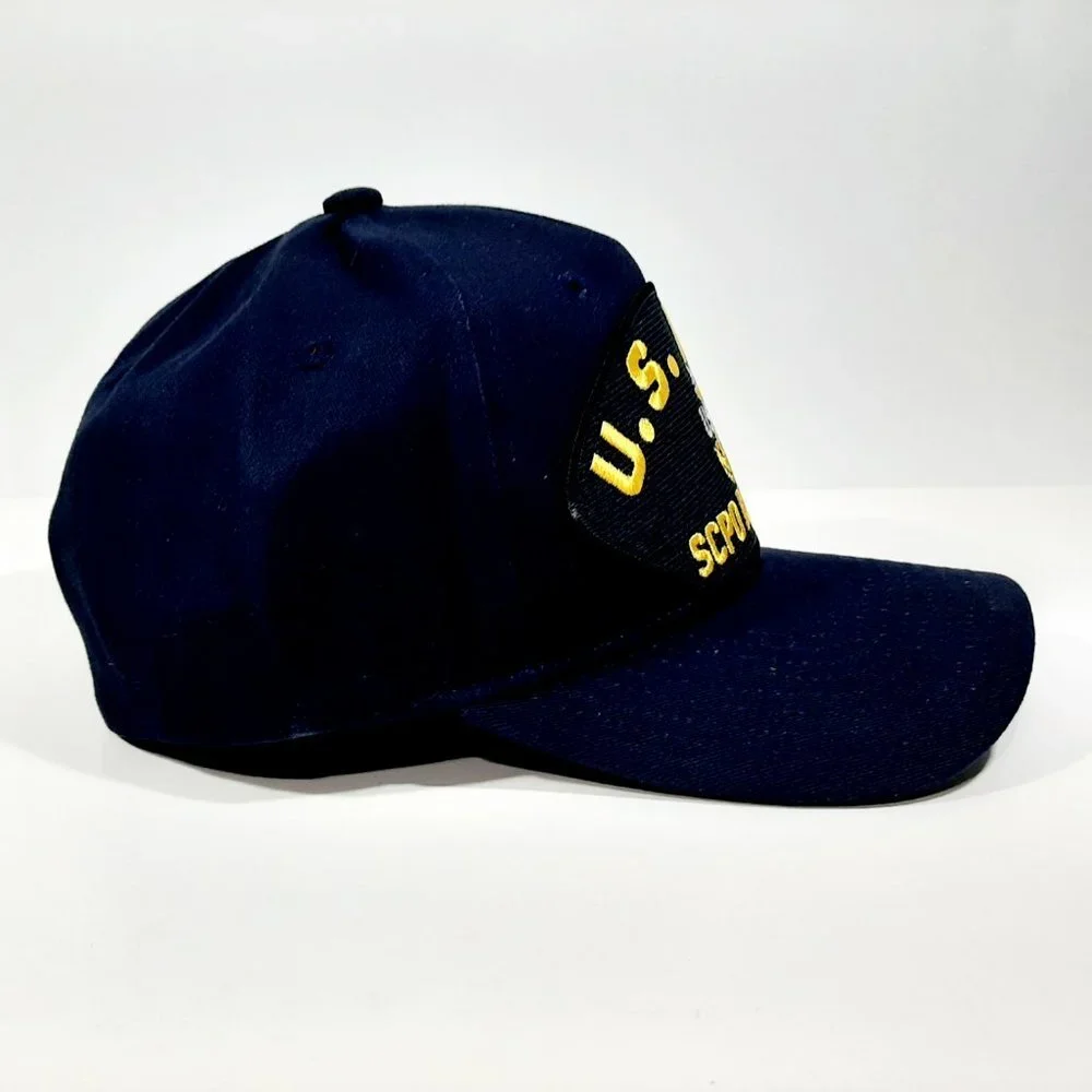 U.S. Navy SCPO Retired Patch Hat Baseball Cap Adju